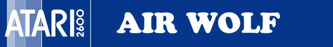 Air Wolf logo for Atari 2600